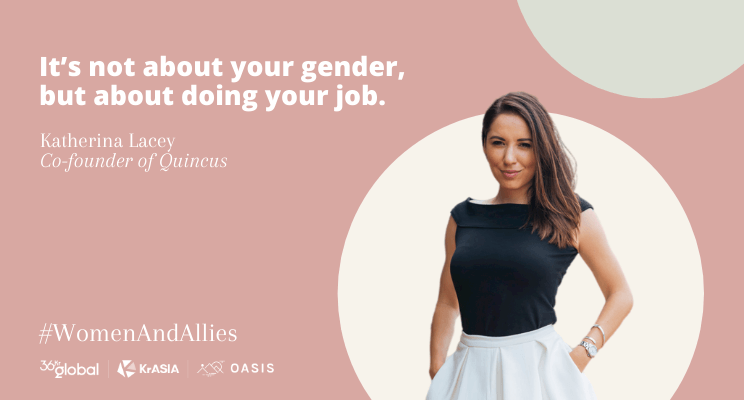 Oasis: It’s not about your gender, but about doing your job